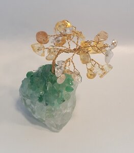 Decoratie boom van natuursteen met Citrien