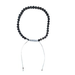 Onyx hartjes armband van natuursteen