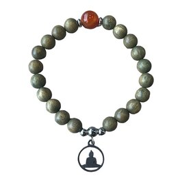 Sandalwood met Agaat armband