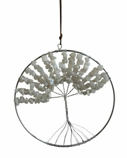 Witte Jade XL raamhanger