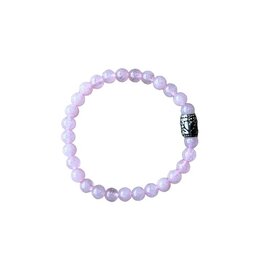 Rozenkwarts armband met basic kraal
