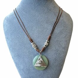 Ketting met natuursteen Jade