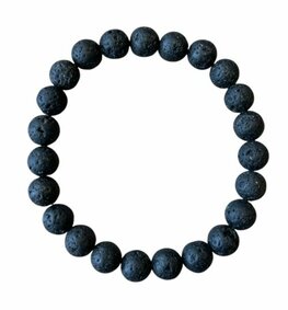 Armband van natuursteen Lava steen