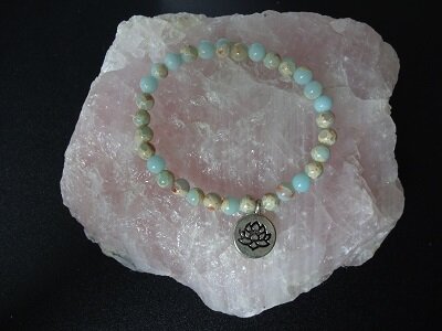Dames armband Larderiet met lotus