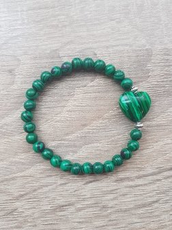 Dames armband Malachiet