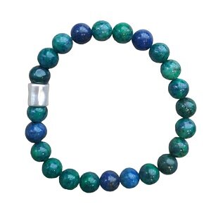 Azuriet Malachiet herenarmband