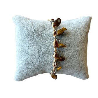 Dames armband Tijgeroog split