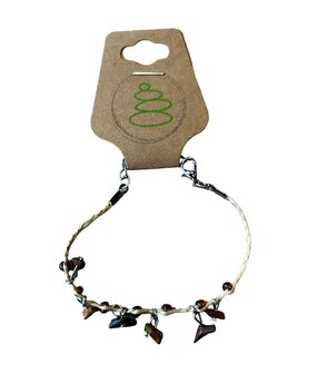 Dames armband Tijgeroog split