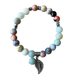 Vuuragaat en Amazoniet armband