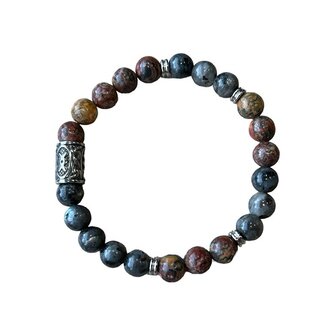 Heren armband met Viking kraal