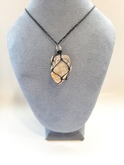 Ketting van natuursteen Citrien