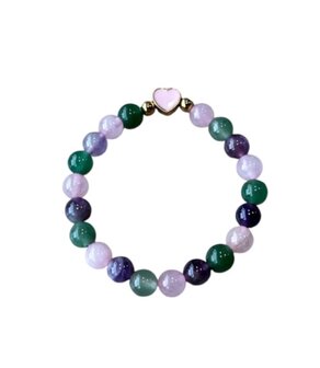 Kinder armband van natuursteen