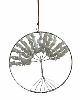 Witte Jade XL raamhanger
