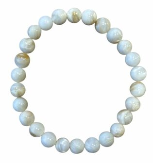 Armband met natuursteen Parelmoer