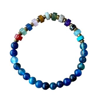Bandagaat armband met spacers