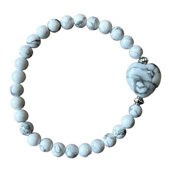 Armband Howliet met hart
