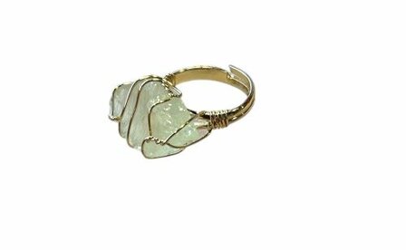 Ring met natuursteen Citrien
