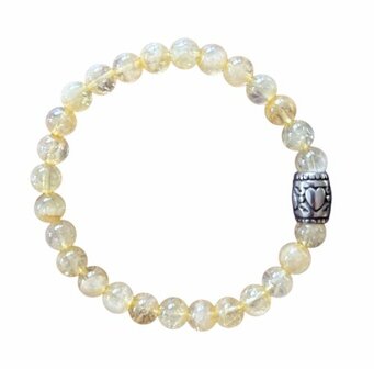 Armband met natuursteen Citrien