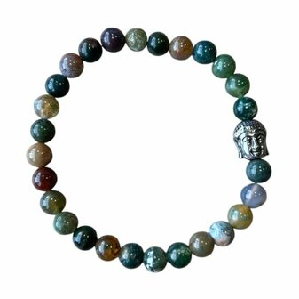 Indiaas Agaat natuurstenen dames armband