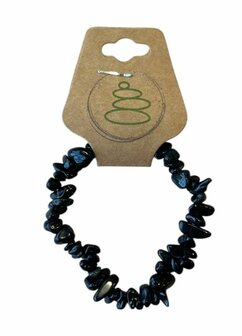 Split armband van natuursteen Onyx