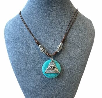 Ketting met natuursteen Turquoise