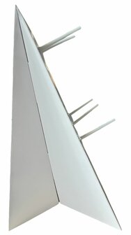 Display met variatie heren armbanden van natuursteen
