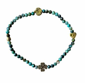 Afrikaans Turquoise natuurstenen armband