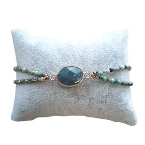 Afrikaans Turquoise dames armband