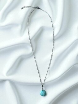 Ketting met natuursteen Amazoniet