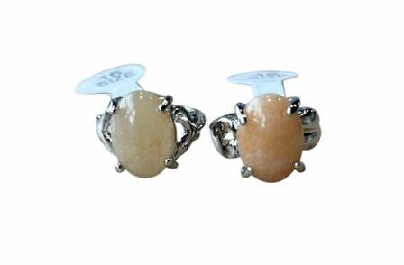 Dames ring met natuursteen Agaat (maat 16)