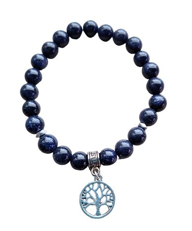 Blauwvloed met Tree of Life bedel