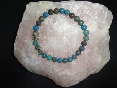 Dames armband Picasso Jaspis blauw