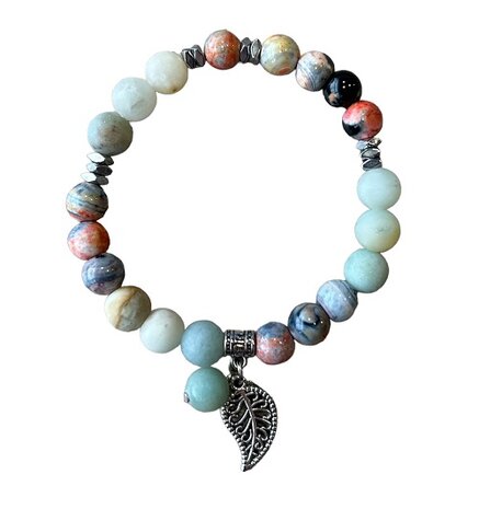 Vuuragaat en Amazoniet armband