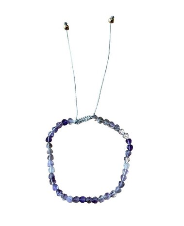 Hartjes armband van natuursteen Amethist