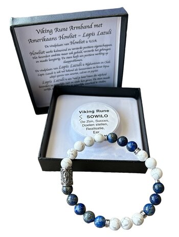 Heren armband met Viking kralen