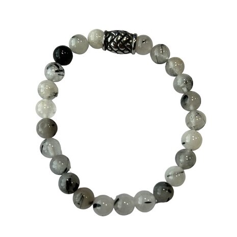 Toermalijn Kwarts heren armband