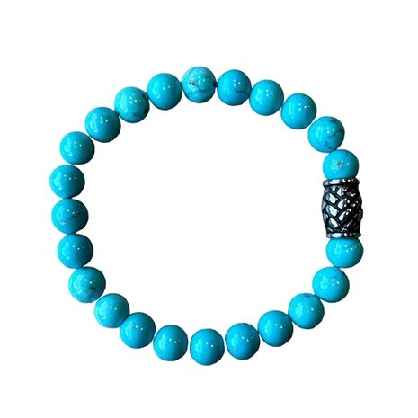 Heren armband met natuursteen Turquoise