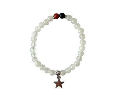 Witte Jade natuurstenen armband