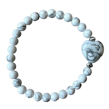 Armband Howliet met hart
