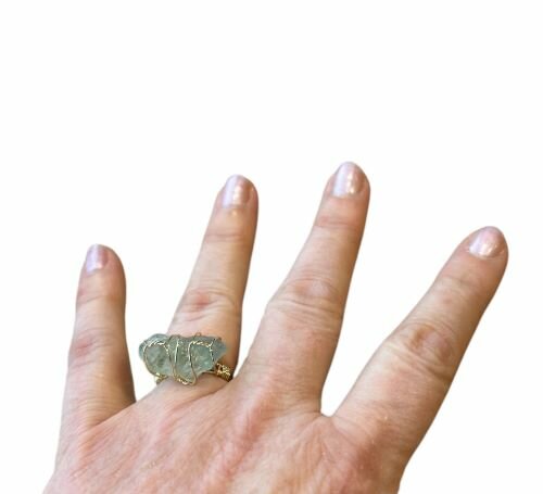 Dames ring met Fluoriet