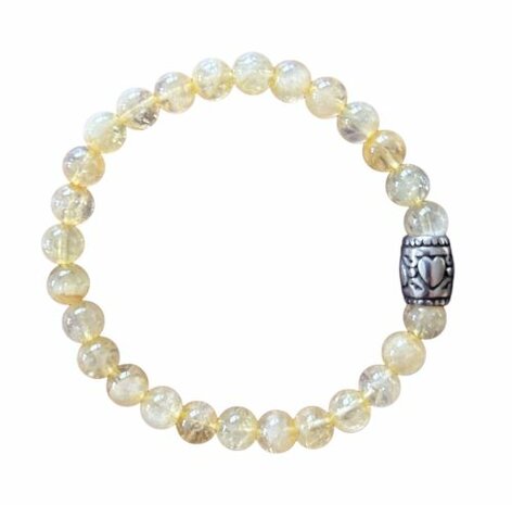 Armband met natuursteen Citrien