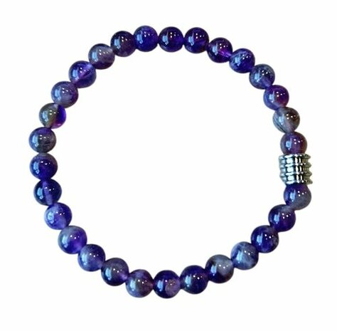 Natuurstenen armband van Amethist