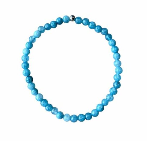 Aquamarijn natuurstenen armband