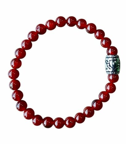 Carneool basic dames armband