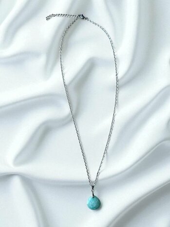 Ketting met natuursteen Amazoniet